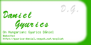 daniel gyurics business card